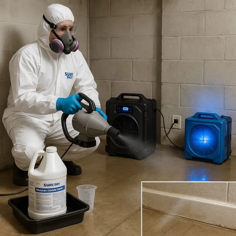 Sanitization and Odor Removal process in Spencer, WV